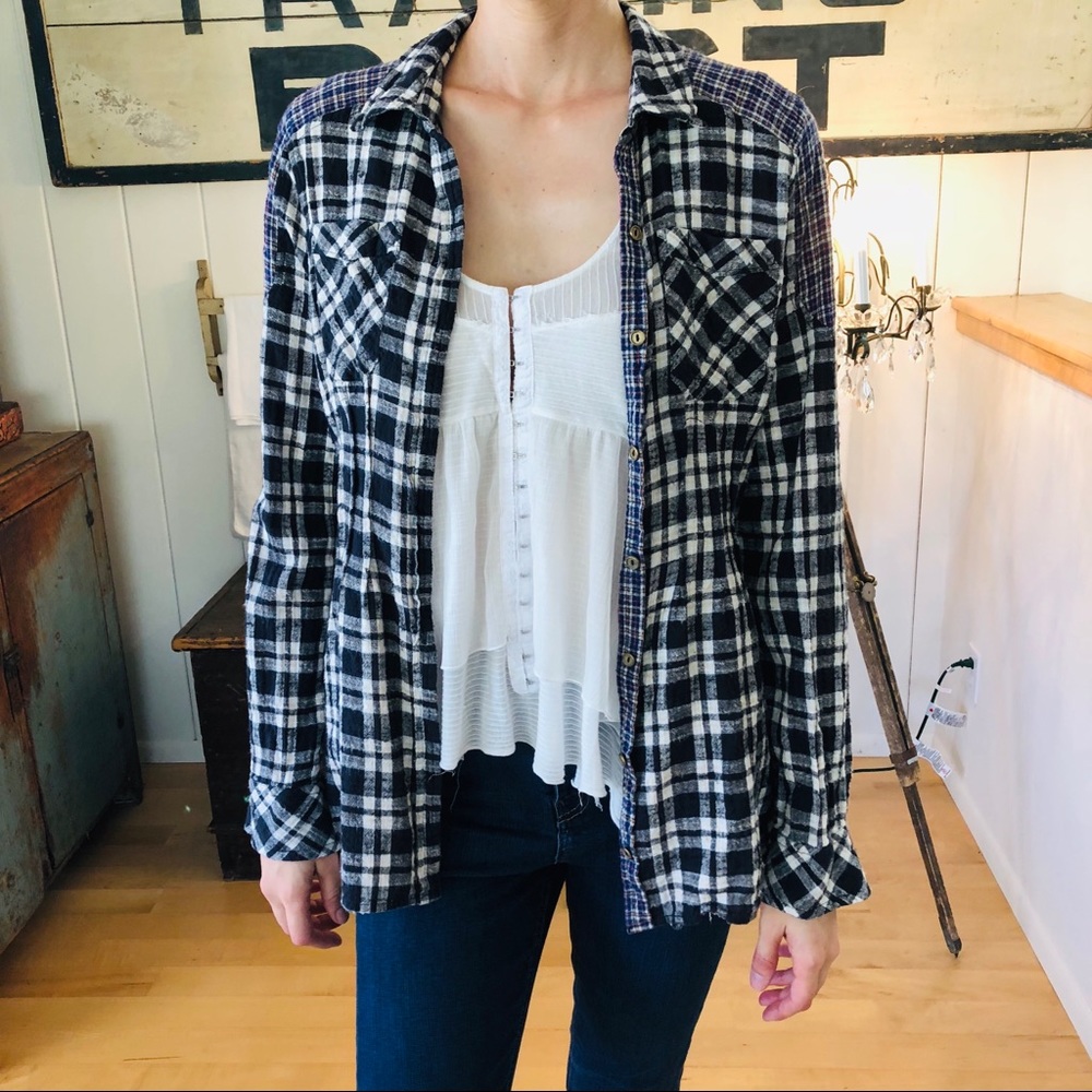 Navy Plaid Flannel